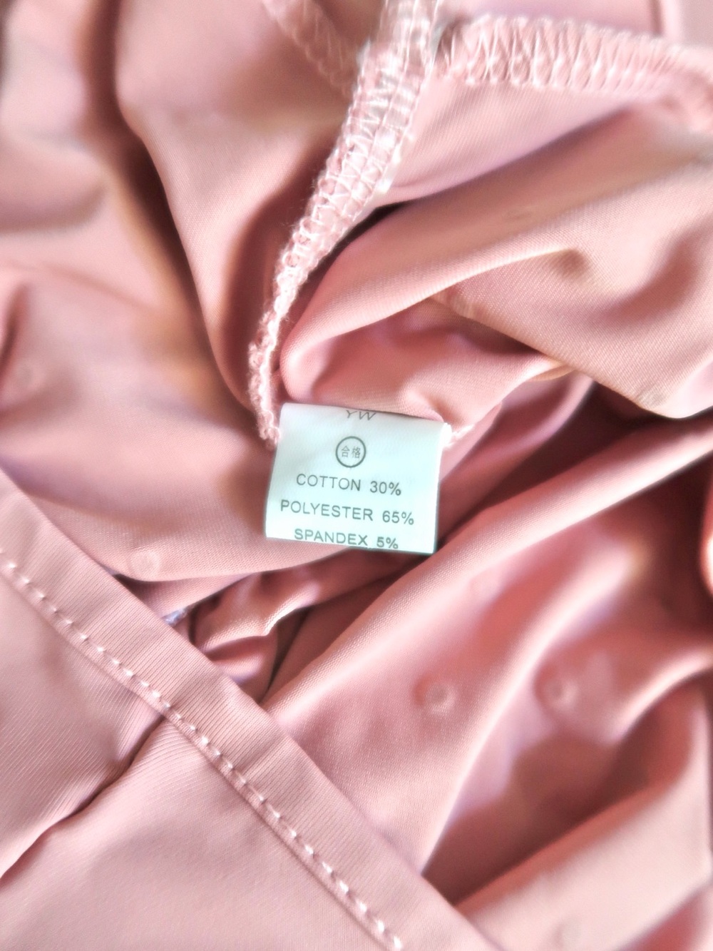 Pink Rhinestone Cutout Bodysuit - Picture 5 of 5